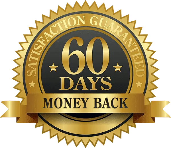 Jelly Lean 60-Day Money-Back Guarantee Seal for Weight Loss Support Product